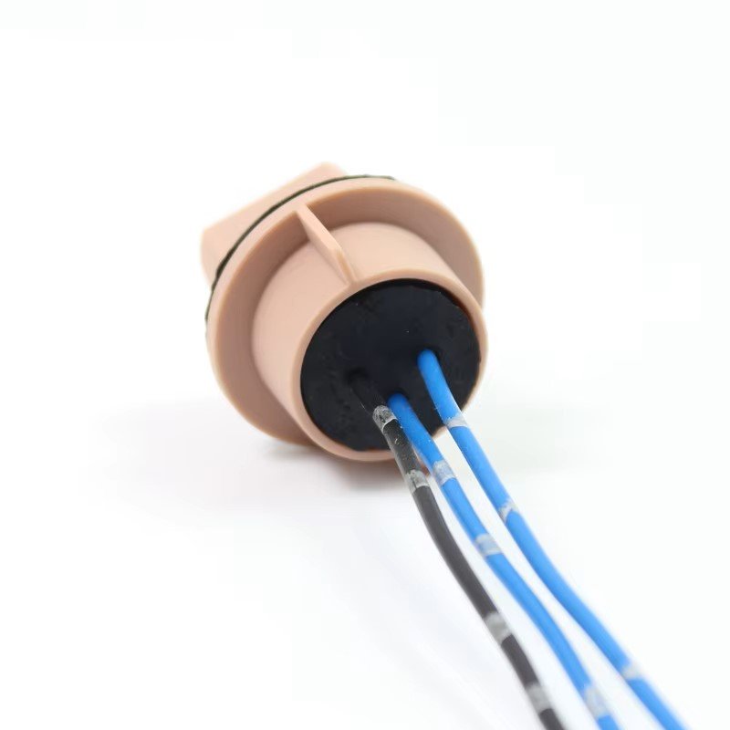 T20 Car bulb socket 7443 double wire socket brake light plug