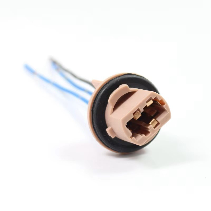 T20 Car bulb socket 7443 double wire socket brake light plug