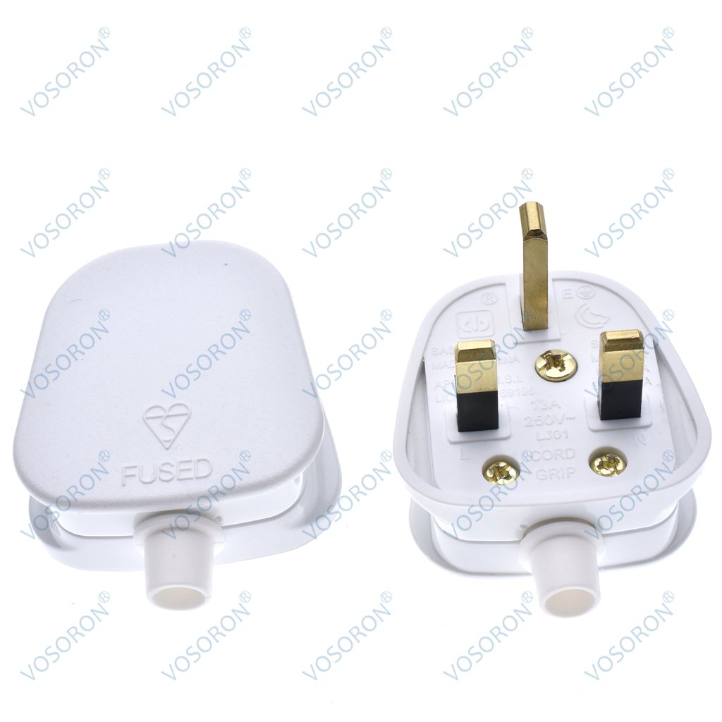 UK Plug 3 Pins Rewireable Power Plug Type G With 13A Fuse electrical plugs and sockets