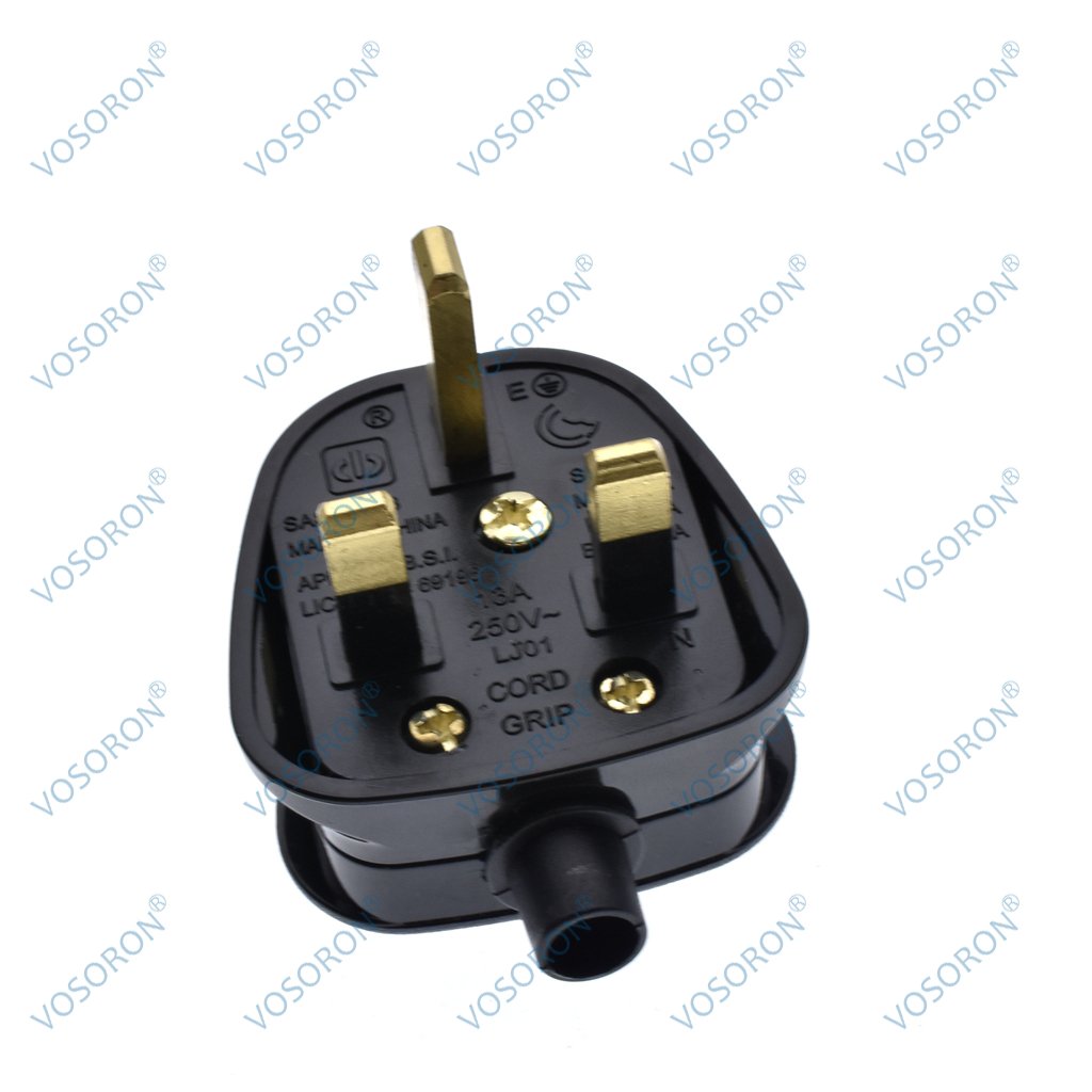 UK Plug 3 Pins Rewireable Power Plug Type G With 13A Fuse electrical plugs and sockets