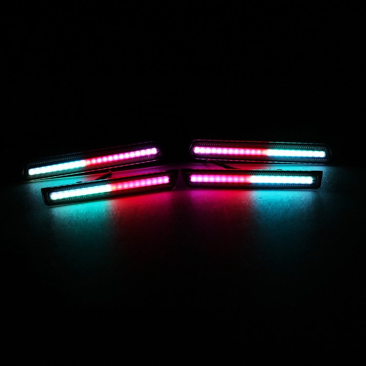 Plug and Play RGB flow series led side maker lights for 2015-2023 Dodge Challenger