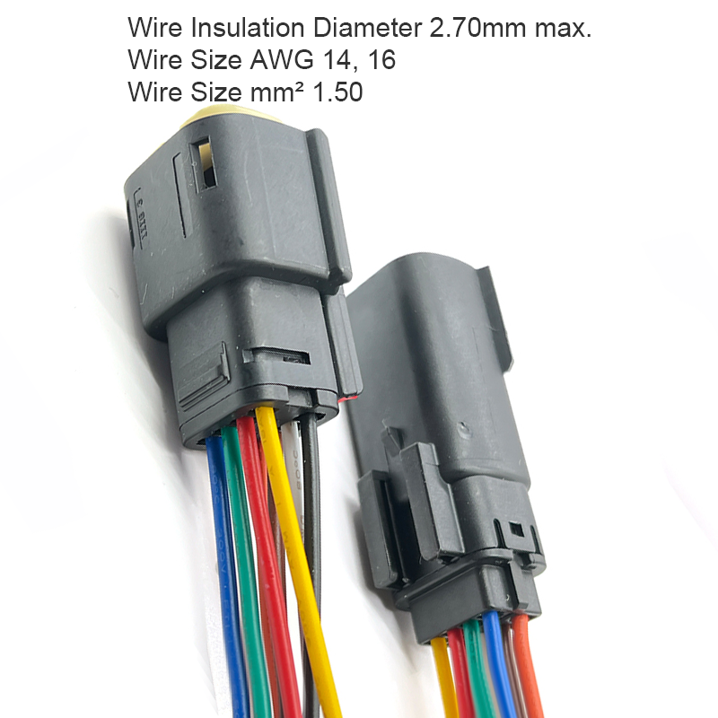 Molex 8Pin Auto Electrical Headlight Light Socket Connector Harness Engine Plug 334720801 334824801