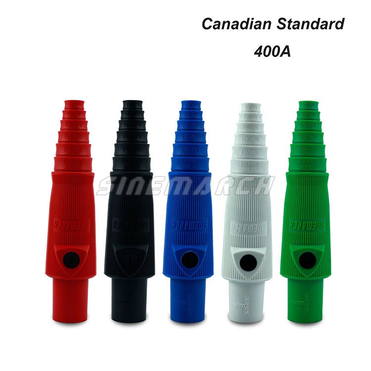 5X R-LOK 400A Female Plug Set American Standard Single Pole Power Connector Compatible with Camlock
