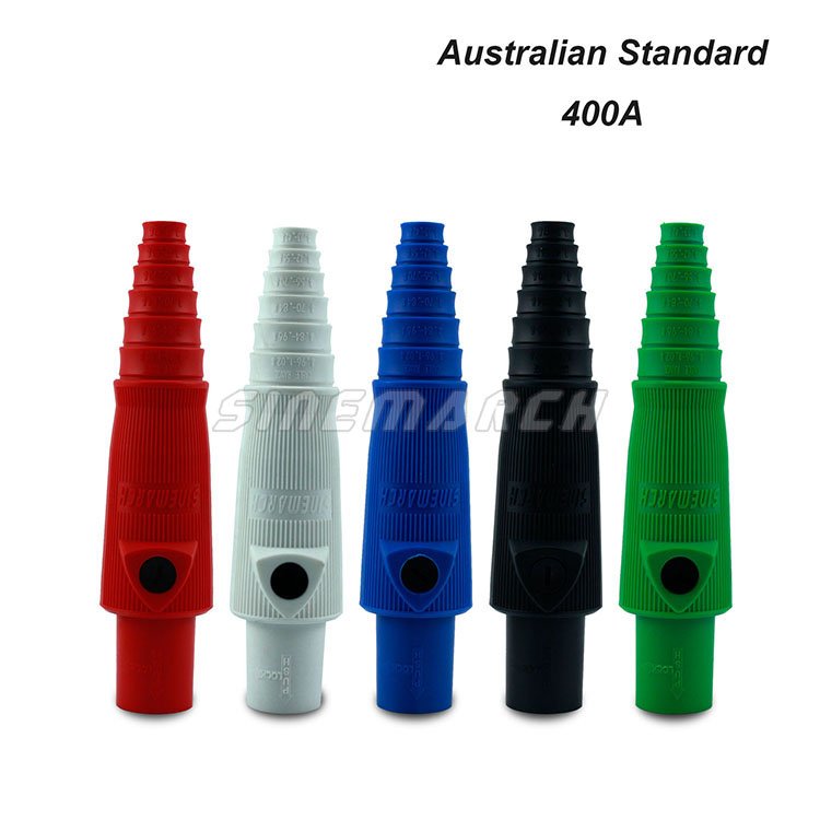 5X R-LOK 400A Female Plug Set American Standard Single Pole Power Connector Compatible with Camlock