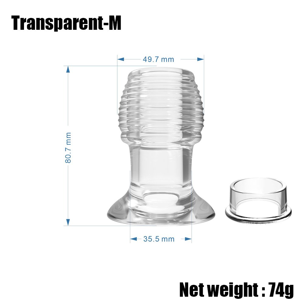 Hollow Butt Plug Anal Plug Dilator Tunnel Cleaning Expansion Masturbator Prostate Massager Intimate Goods