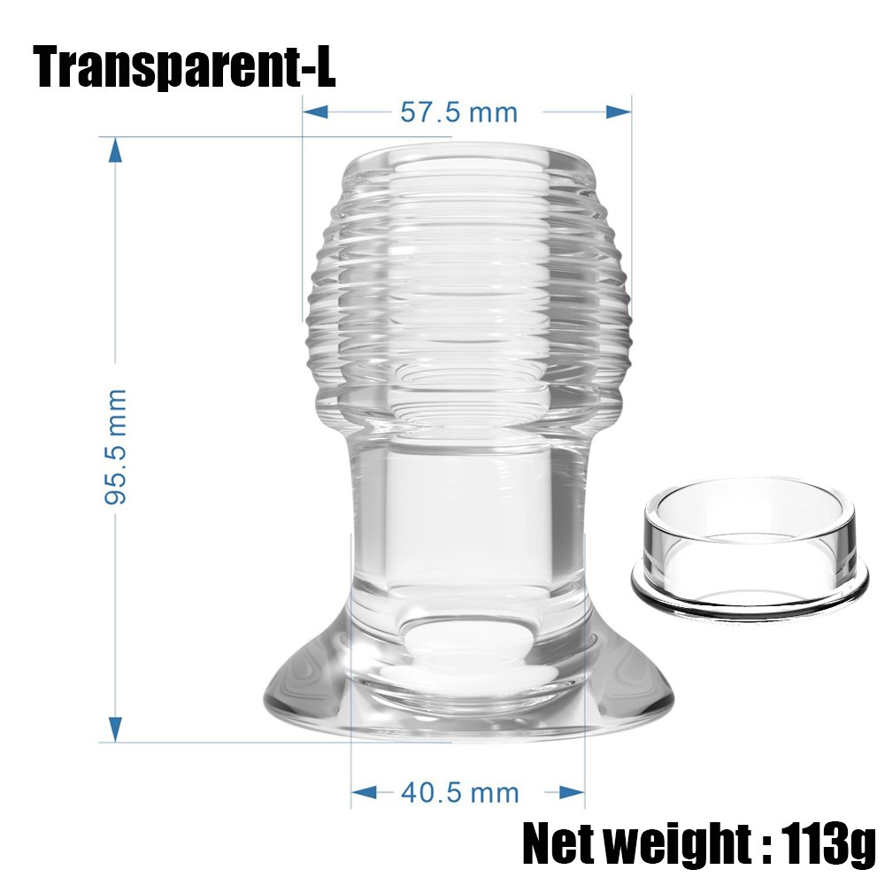 Hollow Butt Plug Anal Plug Dilator Tunnel Cleaning Expansion Masturbator Prostate Massager Intimate Goods