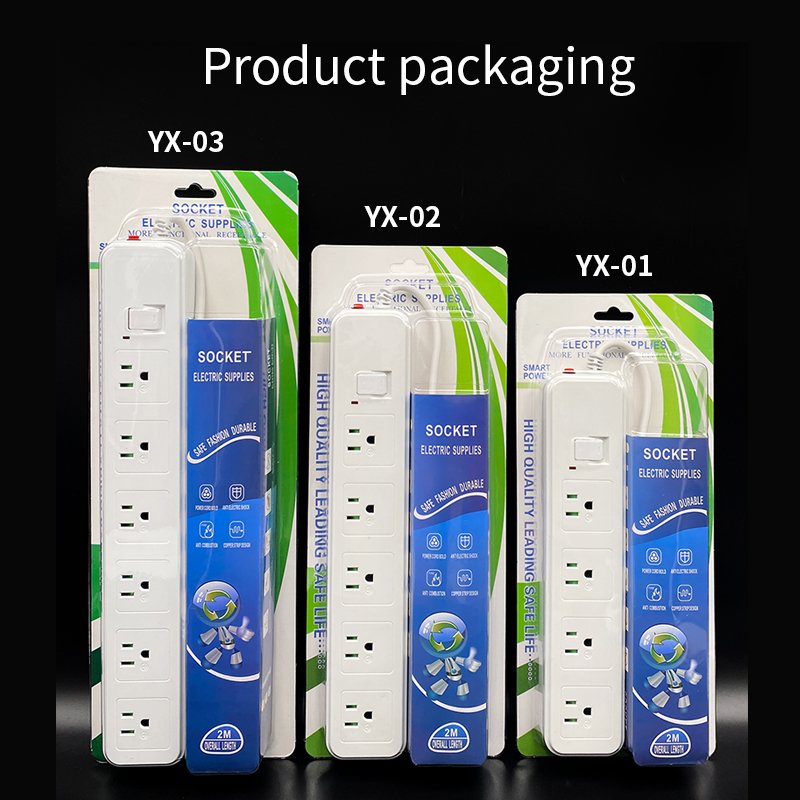 Ys-02 Us Standard Hole Multi-purpose Plug-in Five-hole Wiring Block New Single-row Protection Plug-in Board Manufacturer