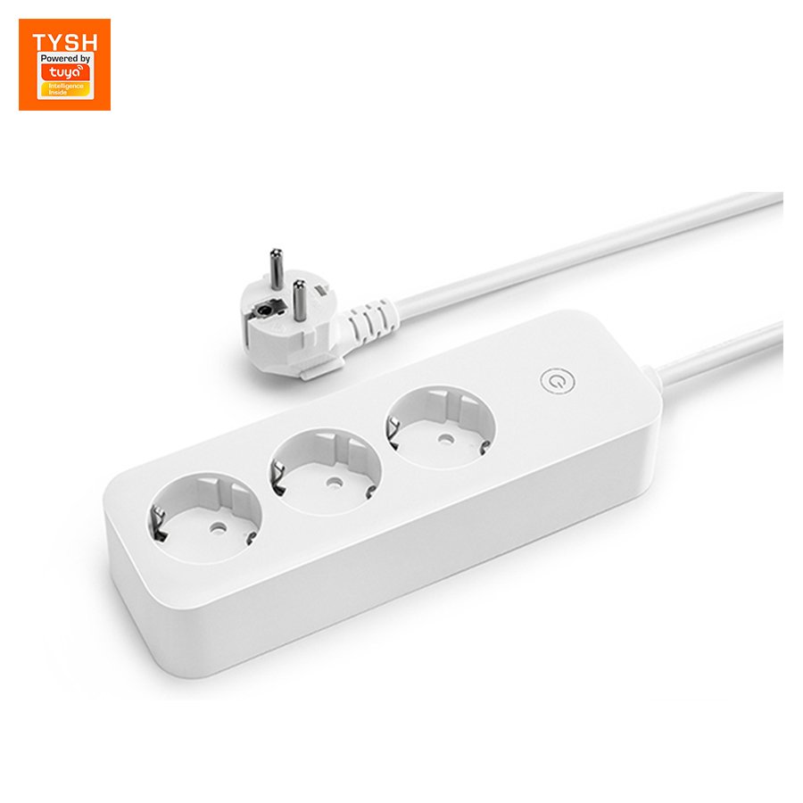 Tuya TYSH 16A Uk Us Eu Plug Universal Surge Power Strip App Control Tuya Smart Wifi Power Strip Extension Socket
