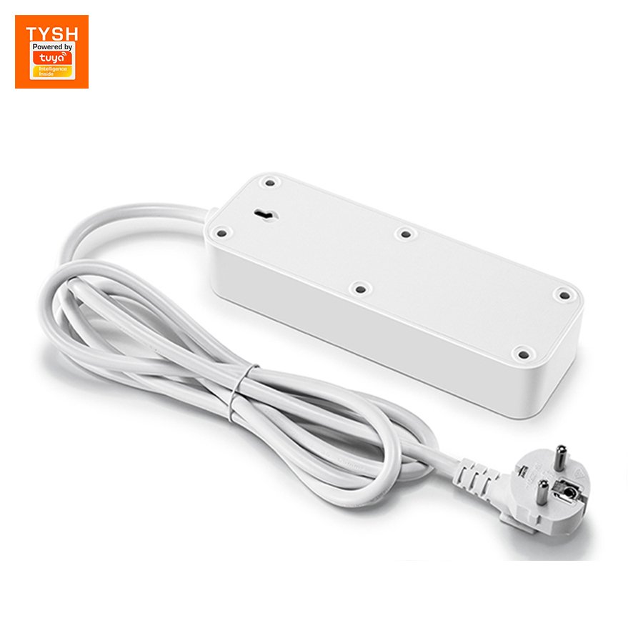 Tuya TYSH 16A Uk Us Eu Plug Universal Surge Power Strip App Control Tuya Smart Wifi Power Strip Extension Socket