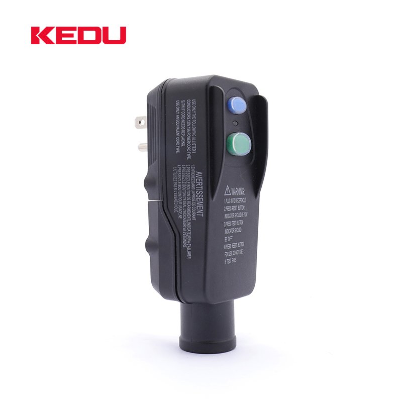KEDU PD1 US Plug 5-15P 2P+PE 120V 15A ALCI GFCI With CE UL Approved