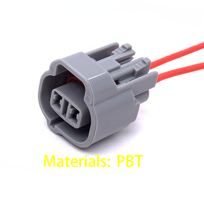 2 Pin Auto Fog Light Lamp Socket Reverse Radar Plug Male Female Connector Wire Harness 6189-0031