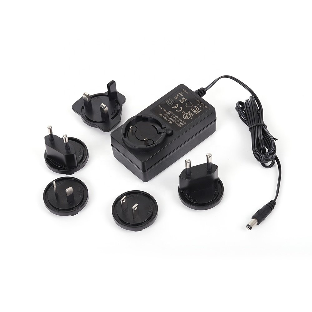 US EU UK AU KC Interchangeable Plugs power supply 15V 2.7A 2700mA 36V 1.11A 40W 7.5V 2.66A 20W