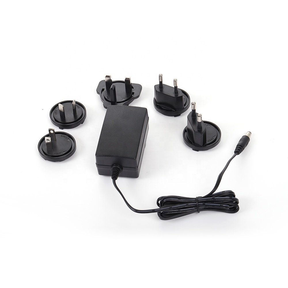 US EU UK AU KC Interchangeable Plugs power supply 15V 2.7A 2700mA 36V 1.11A 40W 7.5V 2.66A 20W
