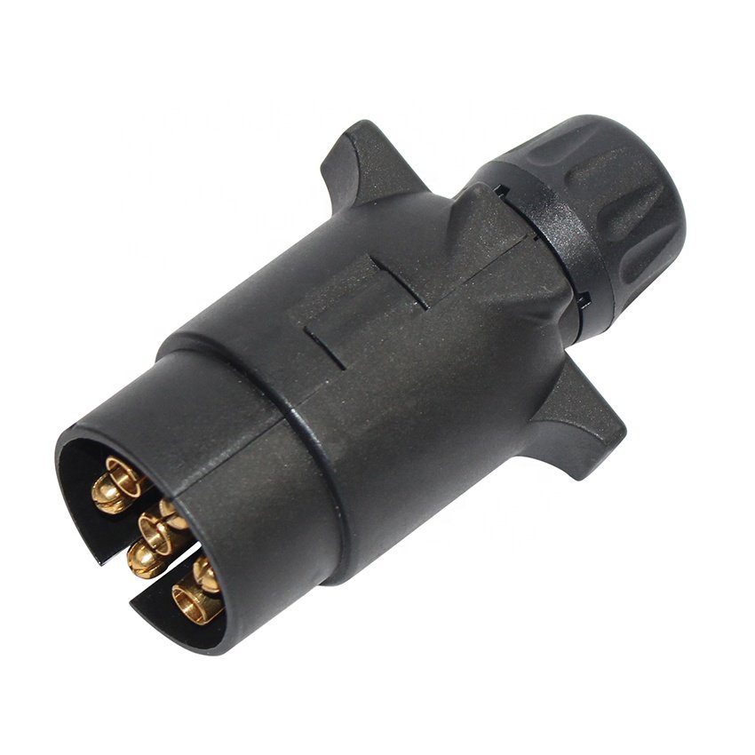 7 Way Trailer Plug Trailer Connector Plugs 12V Trailer Towing Adapter For Auto