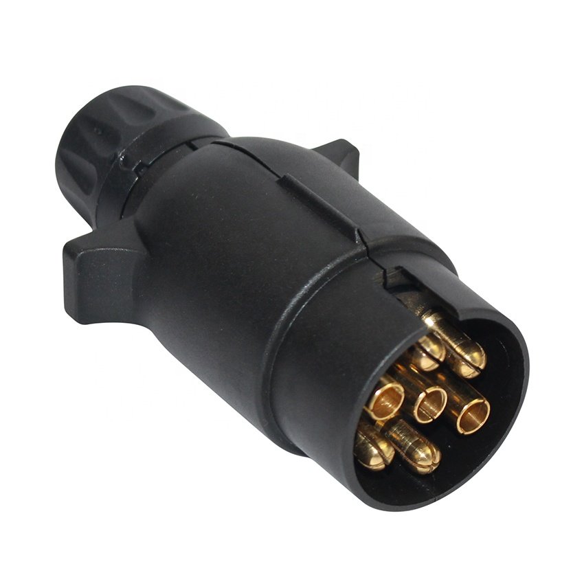 7 Way Trailer Plug Trailer Connector Plugs 12V Trailer Towing Adapter For Auto