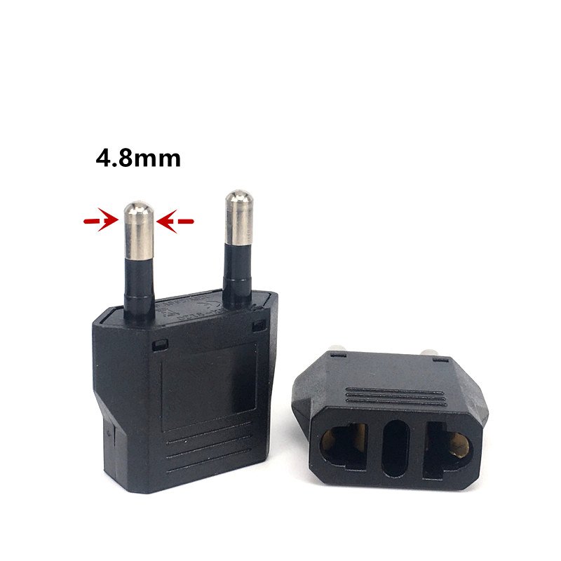 Euro to US America Japan Canada plug adapter 2 pin round pin european EU Germany France converter Travel for Paris Olympics