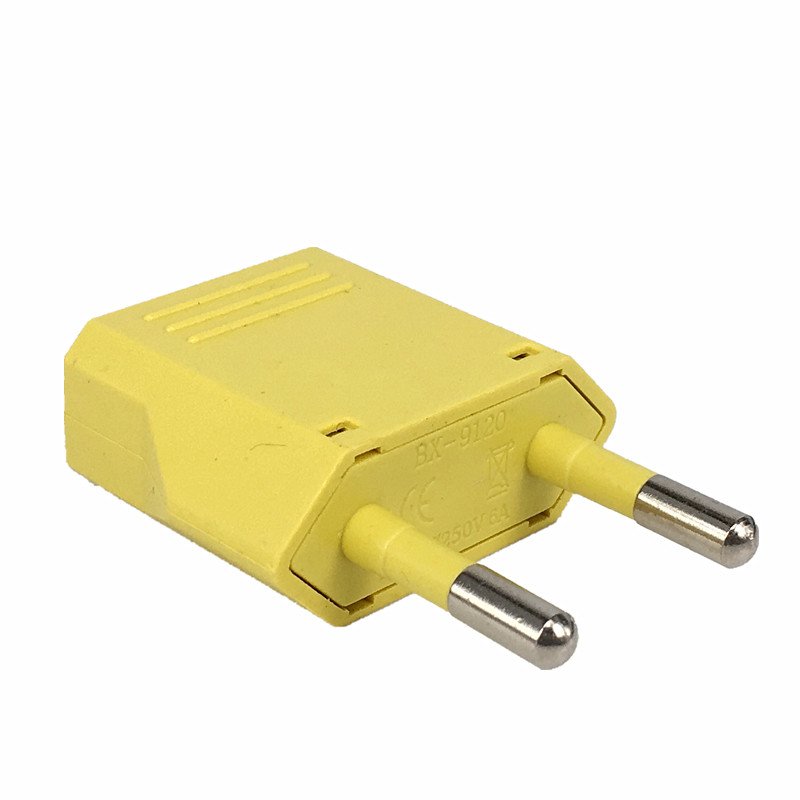 Euro to US America Japan Canada plug adapter 2 pin round pin european EU Germany France converter Travel for Paris Olympics