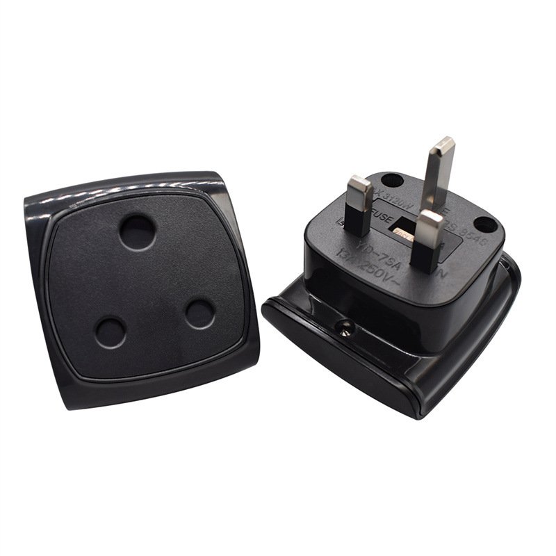 South Africa to UK Plug Adapter Type-M female socket Big Round 3 pins Converter Bangladesh Sri Lanka Nepal travel England