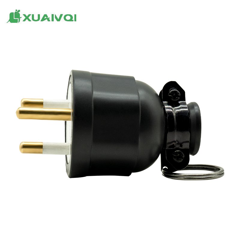 3 Pin16A Black Multiple Adaptor Plug Universal Power Plug for Sales