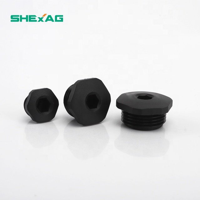 Nylon Stopping Plug PA6 Cable Gland Plastic Screw IP66/IP68 Water Plug Black