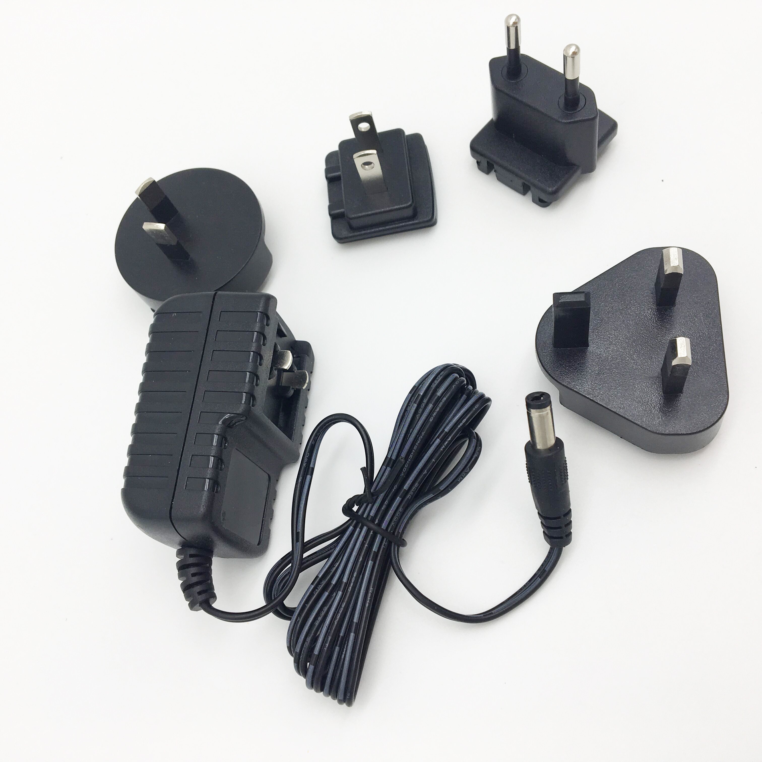 BX-0502000 multi plugs 5v 2a ac dc adapter interchangeable UK US AU EU plugs 10w with cheap price