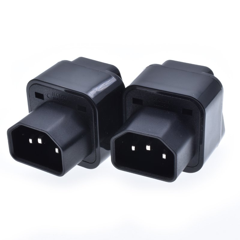 Universal socket UPS/PDU IEC-C14 male 3 prong electric plug adapter conversion power socket 10A250V With CE