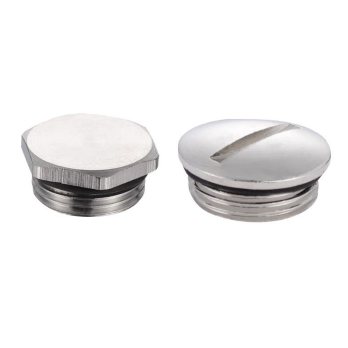 Round head blind plugs Metal hole stop plugs Waterproof Metal blind plug covers for closing unused cable glands