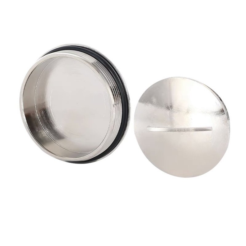 Round head blind plugs Metal hole stop plugs Waterproof Metal blind plug covers for closing unused cable glands