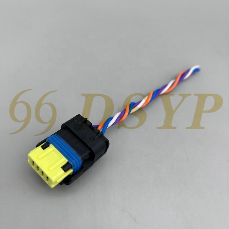 DSYP Auto Electric Fuel Pump Wire Harness Plug Connector With Terminals Fuel Pump Plug Connector