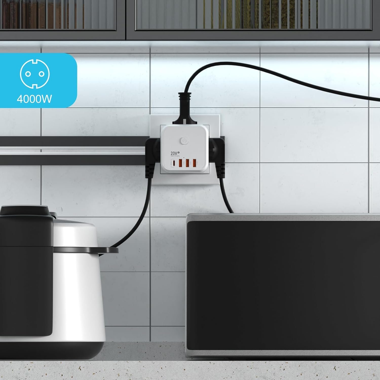 (Hot Offer) NO Smart Plug Extension Cord Electrical Supplies