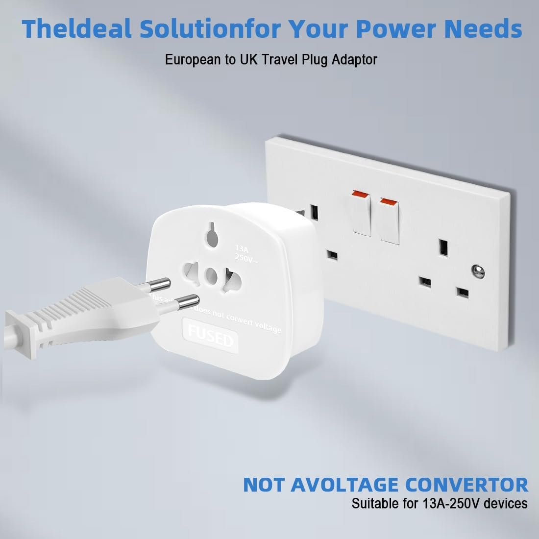 Hot sales in factories European specification US to UK plug converter BS UK adapter plug UK travel plug