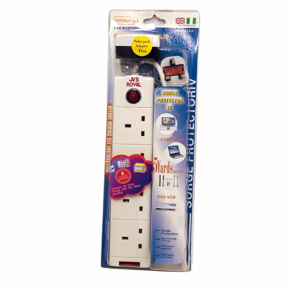 Uk British 4 way black/white Standard /electric plug /smart power strip/Socket Switch