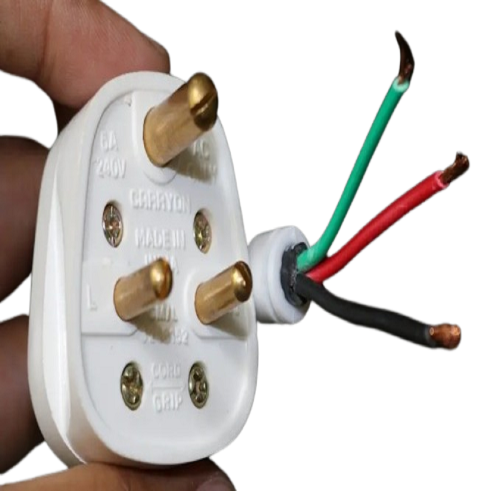 Industrial Electrical Plug 16a Rated Current with 3 AC Outlets Line & Neutral Earth Plug Pins 3 Outlets Plugs & Sockets