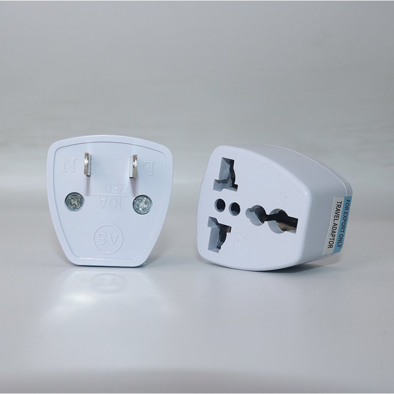 Universal travel adapter UK to US plug Adapter Converter in white color