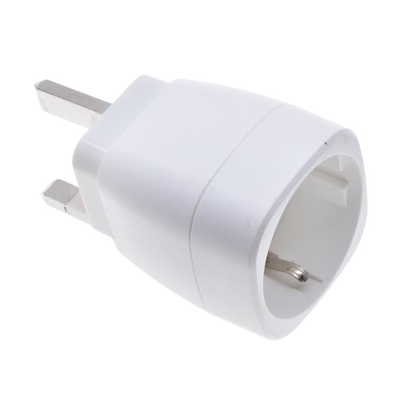 EU to UK plug adapter Schuko Type-F to England Type-G Converter 16A to 13A Travel Connector For European to United Kingdom