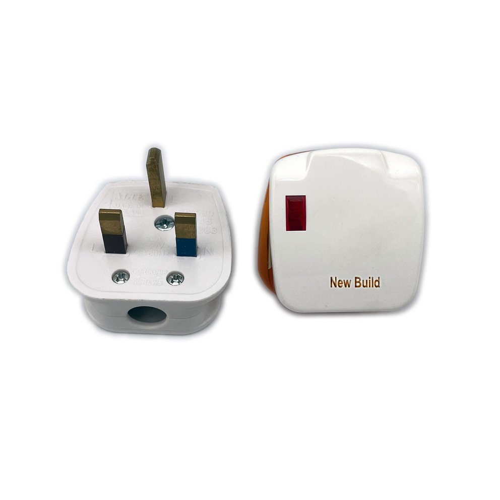 Wholesale Bs Uk Type G Wiring Electrical Plug 3 Pins With 13a Fused Black Power Industrial Plug Top