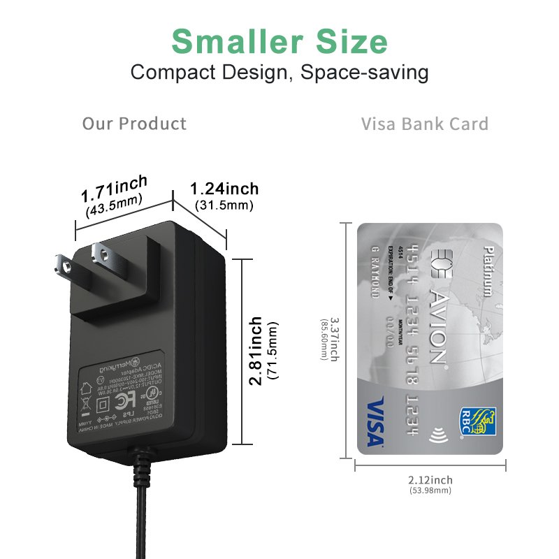 UL Plug Adaptor UL ETL FCC Certificate 1A 1.5A 2A 2.5A 3A 4A 5A 5V 9V 12V 24V 36V 48V AC DC Power Adapter