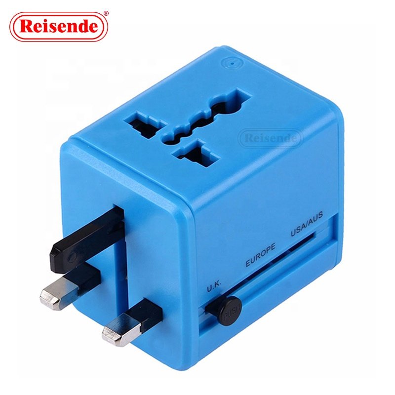 Universal Travel Adapter 2Usb Converter Plug For EU AU US UK