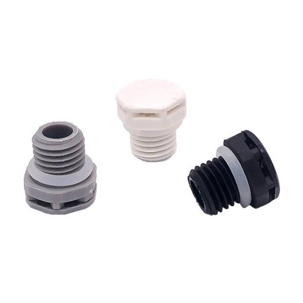 M12 Plastic Screw Air Vent Led Light Breather Valves Breathable Pressure Relief Lighting Vent Plug Waterproof IP 68 Hydraulic