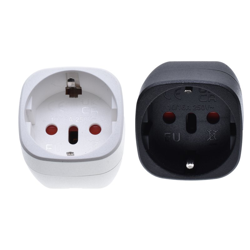 Germany Schuko Eu To Swiss Plug Adapter Switzerland 10a 250v Triple Plug Socket Eu To Swiss Adapter Plug