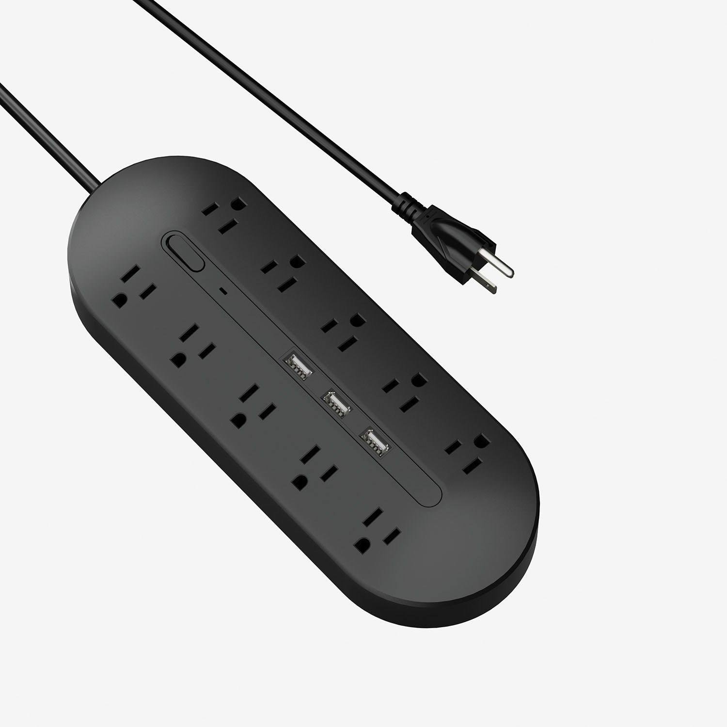 10-ports 3 USB Customized intelligent 10-ports 3 USB plug and multi-functional plug board Universal Socket