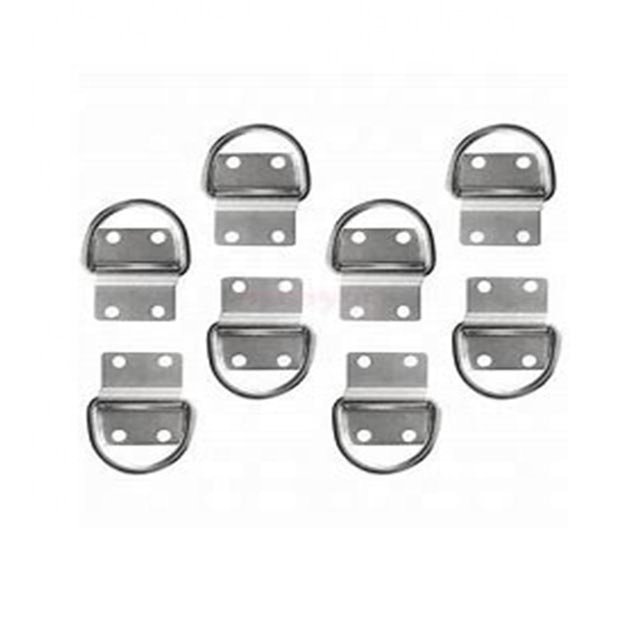 Trailer Floor Tie Downs Rope Ring Tie Down Anchor Galvanized Steel Surface Mount tie down point rings 2300 lbs Capacity