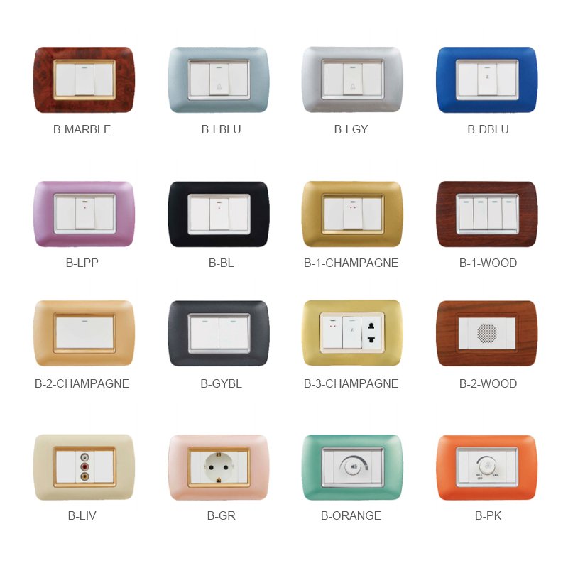 Top Sale Euro Socket Electrical Multi Socket Plugs Cover European Wall Socket