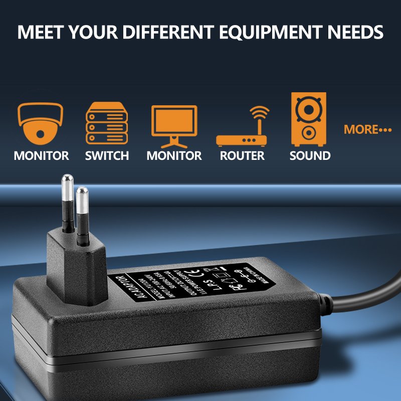 Plug in Adaptor 110v-240v ac to dc 24v 2a 1.5a 12v 4a 3a Power Supply Adapter with EU Plug