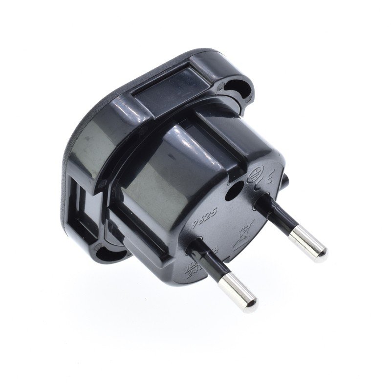 uk to eu plug adapter 9625 Saftey shutter UK to European schuko plug travel adapter 3 pin to 2 pin adaptor CE UKCA