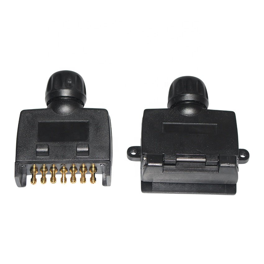 Australia Style 12V Flat 7Pin Trailer Socket & Trailer Plug Kit Trailer Plug Adapter For Truck