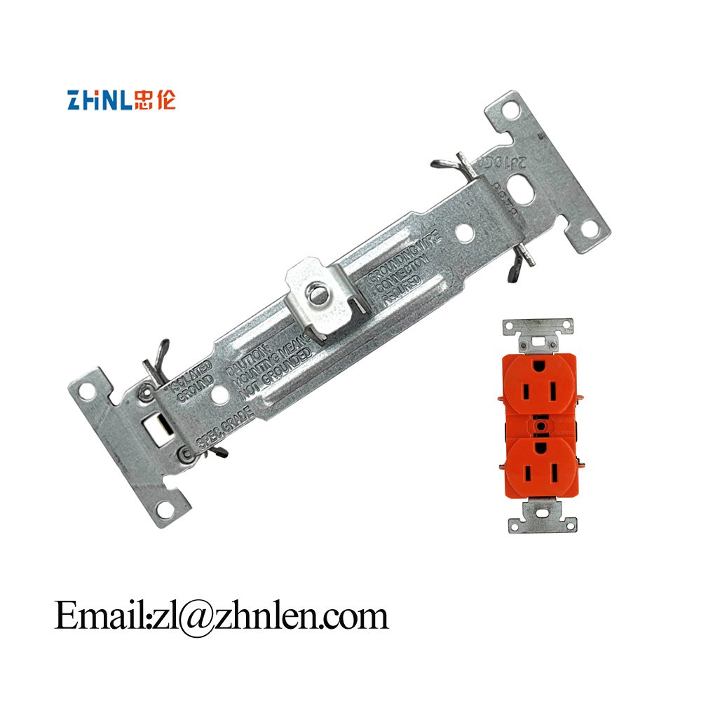 Customized US Power Strip Brass Part Electric Switches and Plugs Parts Socket Terminal Electric Switch Accessories Contact Brass