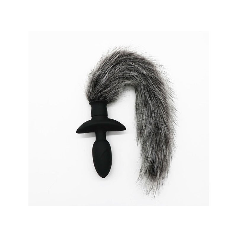 Remote Control Vibrating Anal Plug Vagina Butt Plug Rotation Anal Vibrator Vibration Silicone Anal Plug Fox Tail for Women