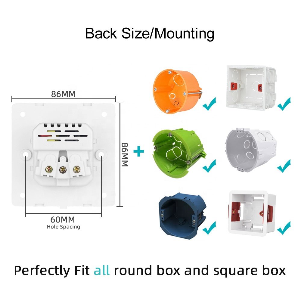 16A European France Socket Electric Power Charging Wall Plug Socket with USB and Type-C