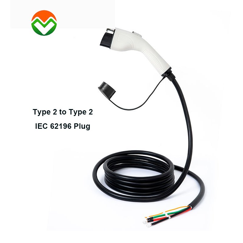 32a 240v J1772 Charger for All Charging Stations - 5meters Cable EV Charger Plug With Cable